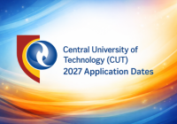 Central University of Technology (CUT) 2027 Application Dates