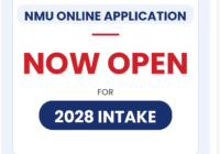 NMU Online Application Now Open For 2028 Intake