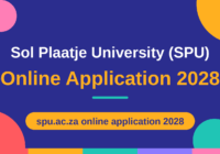 Sol Plaatje University (SPU) Online Application 2028