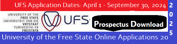 UFS Prospectus 2025 Undergraduate PDF Download - Apply Online For ...