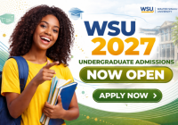 WSU 2027 Undergraduate Admissions Now Open - Apply Now