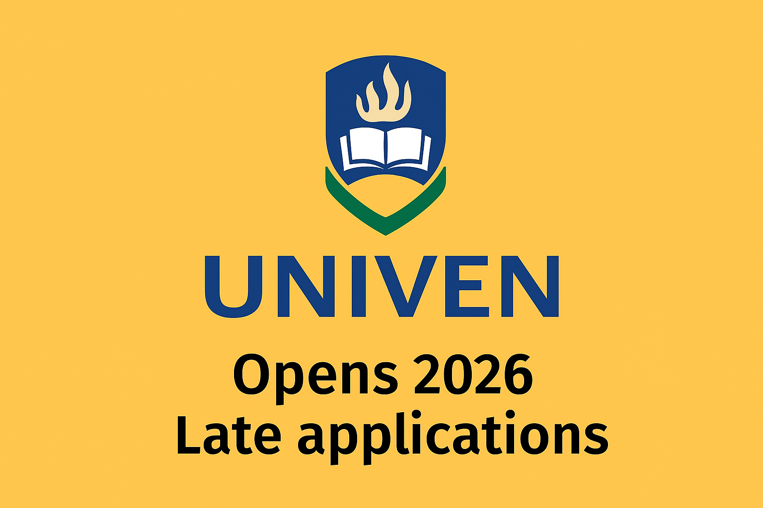 Univen Late Application For 2026 Now Open