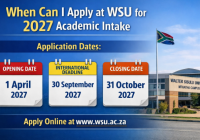 When Can I Apply at WSU for 2027 Academic Intake