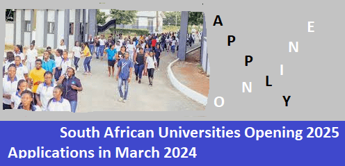 Universities Opening 2025 Applications In March 2024 - Apply Online for