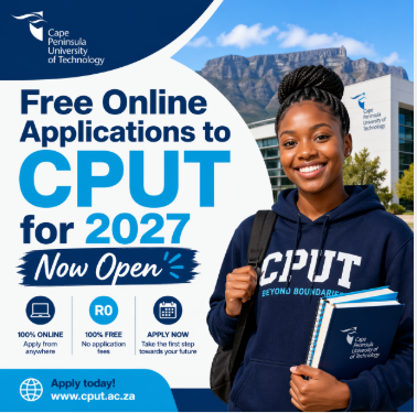 uj online application 2026 closing dates - apply at... Free Online Applications to CPUT for 2027 Now Open - Admissions