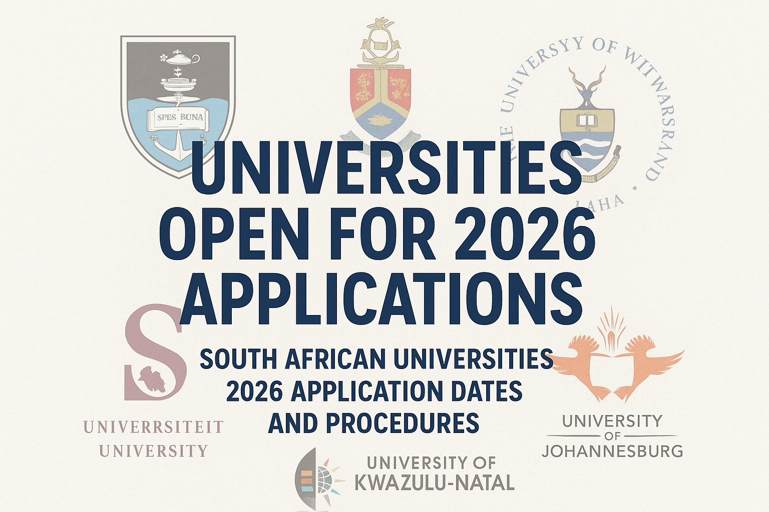 Universities Open For 2026 Applications