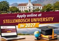 Apply online at Stellenbosch University for 2027