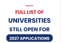 Full List of Universities Still Open for 2027 Applications in South Africa